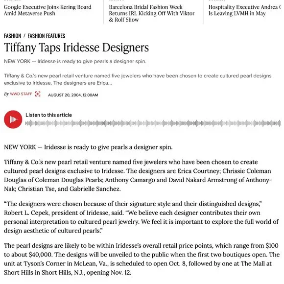 Tiffany & Co Iridesse Pearl Necklace and Bracelet set - Picture 7 of 8